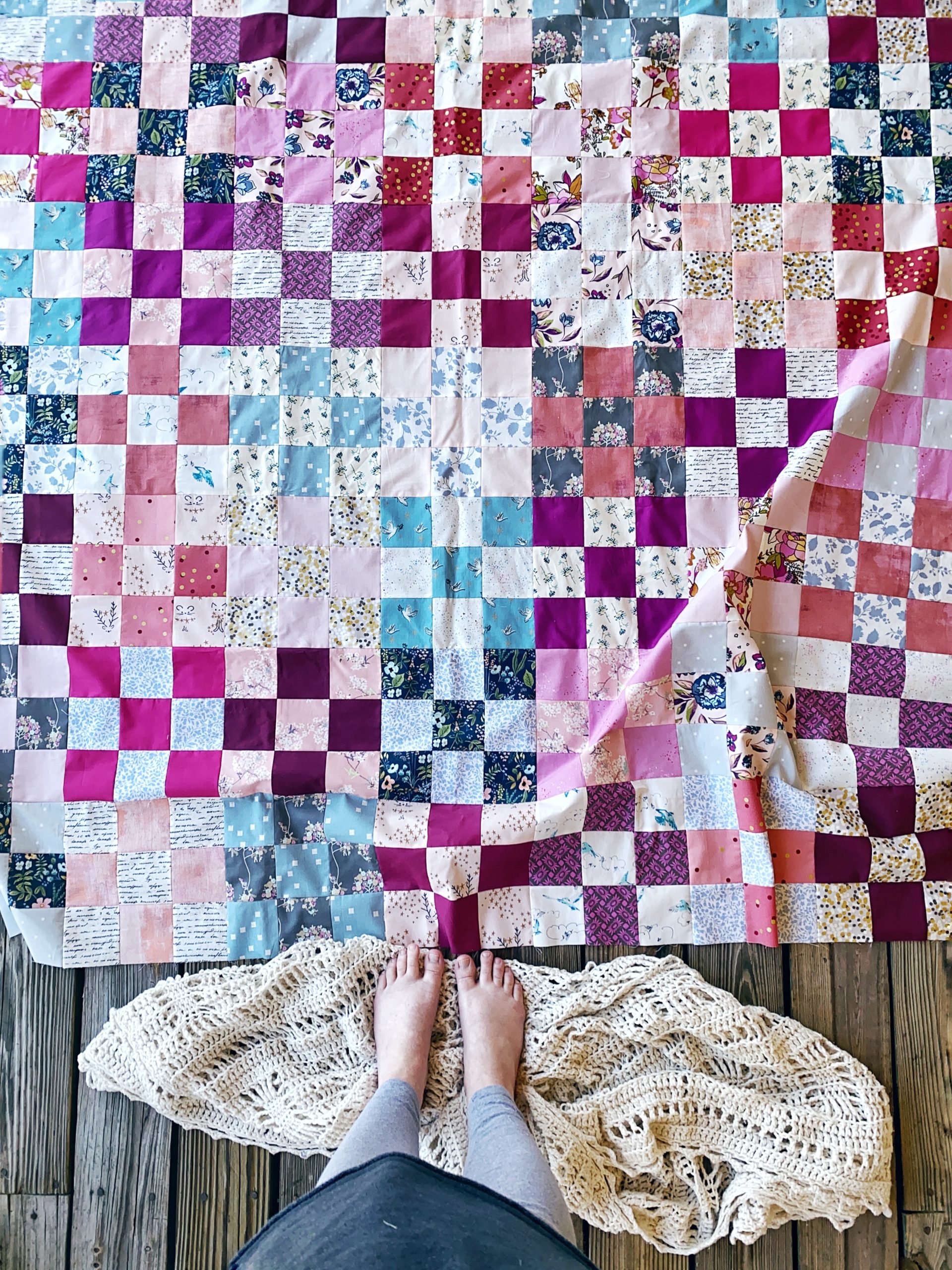 Get the Scrappy 9-patch - Free Pattern - Southern Charm Quilts