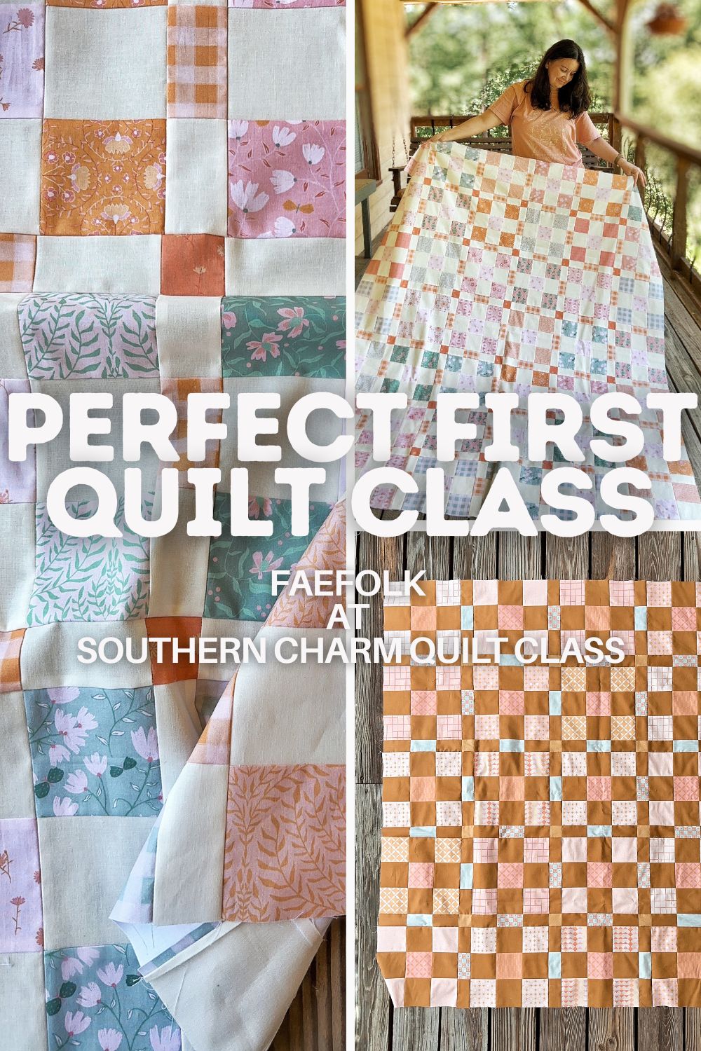 Perfect First Quilt for Beginner Quilters